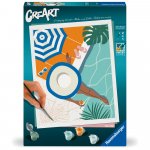 CreArt Ravensburger pictura pe numere momente de relaxare la piscina