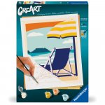 Pictura pe numere CreArt relaxare la plaja