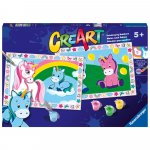 Pictura pe numere CreArt 2 sabloane unicorni veseli