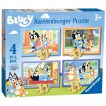 Puzzle Ravensburger Bluey 4 buc in cutie 12, 16, 20, 24 piese