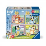 Puzzle Ravensburger Bluey 4 buc in cutie 2, 3, 4, 5 piese