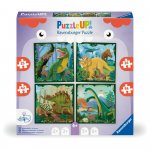 Puzzle Up Ravensburger dinozauri 4 puzzle 25, 36, 42, 56 piese