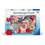 Puzzle Ravensburger iepurasi si fructe de padure 35 piese