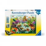 Puzzle Ravensburger lumea minunata a insectelor 100 piese XXL