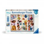 Puzzle Ravensburger personaje Disney 100 piese XXL