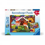 Puzzle Ravensburger povesti cu zane 2x12 piese