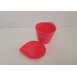 Recipient de stocare alimente pentru copii, Canpol, capacitate 140 ml, Rosu