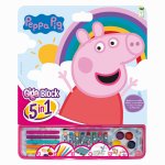 Set pentru desen Peppa Pig Giga Block 5 in 1