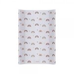 Saltea de infasat bebe moale 70x47,5 Rainbow Grey 403