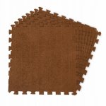 Salteluta de joaca multifunctionala tip puzzle 180 x 120 cm Massido 650102 Maro