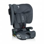 Scaun auto Lionelo Nelly Gri, pliabil, i-Size, 76-150 cm, tetiera reglabila in 15 pozitii, spatar reglabil in 4 pozitii, sisteme Isofix si Top Tether, conform cu ECE R129