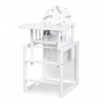Scaun de masa Klups multifunctional din lemn, varsta 6 luni+
