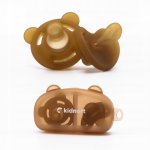 Set 2 suzete din silicon Kidnort Happling, ortodontica si simetrica, Sterilizabile, cu orificii de ventilatie, de la 0 la 18 luni, fara BPA