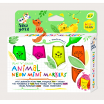 Set 4 Mini Markere Neon Animale