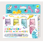 Set 4 Mini Markere Parfumate Meow Meow