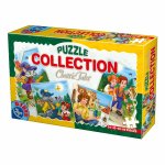 Set 4 puzzle-uri Basme de 24, 35, 48 si 60 piese