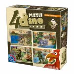Set 4 puzzles Dinozauri