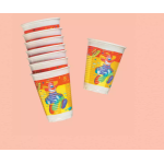Set 8 pahare de hartie model Clown