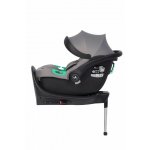 Set scoica auto si baza isofix, Colibro Petit Pro, pentru copii intre 40-87 cm sau 0-13 kg, i-Size, omologat R129, cu copertina si maner de transport ajustabil, Dove