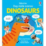 Carte pentru copii Usborne Step Inside Science: Dinosaurs cu decupaje