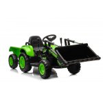 Tractor electric pentru copii cu Cupa si Remorca detasabila, telecomanda 2.4G, cu 2 motoare de 45W, baterie de 12V4/5Ah, sistem audio integrat USB, MP3, AUX, capacitate 30 kg, viteza maxima 3.5 km/h