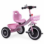 Tricicleta pentru copii Ecotoys WQL-1999 Roz, cu pedale, roti din spuma EVA, greutate admisa 25 kg