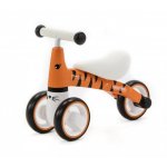 Tricicleta pentru copii, Adamex Animals, fara pedale, cu 3 roti, sistem de blocare a rotirii ghidonului, testata EN71, pentru interior / exterior, sezut moale, +12 luni, Tiger