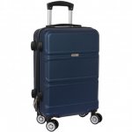 Troler Safta bleumarin cu carcasa rigida 34x55x20 cm
