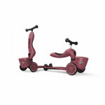Trotineta copii cu sezut, suport jucarie, transformabila 2 in 1, HighwayKick 1 Lifestyle Wildcat, 1-5 ani, pana la 50 kg, Scoot & Ride