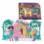 Set papusa Ana si unicornul Leaf cu accesorii Unicorn Academy
