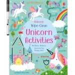 Caiet reutilizabil Usborne Wipe-Clean Unicorn Activities