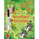 Carte pentru copii Usborne Wipe-Clean Woodland Activities reutilizabila