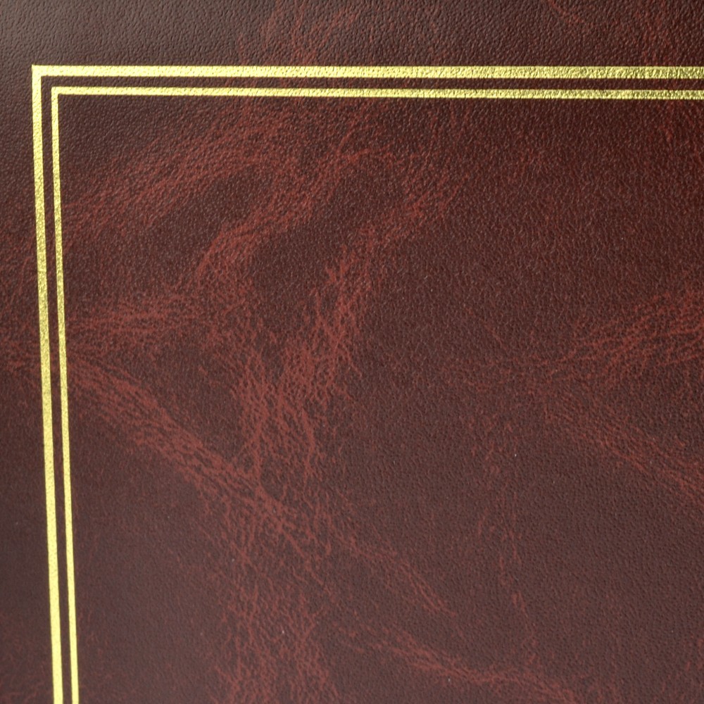 Album foto classic 23x28 cm, 50 pagini albe autoadezive, tip caiet mecanic culoare visiniu - 2
