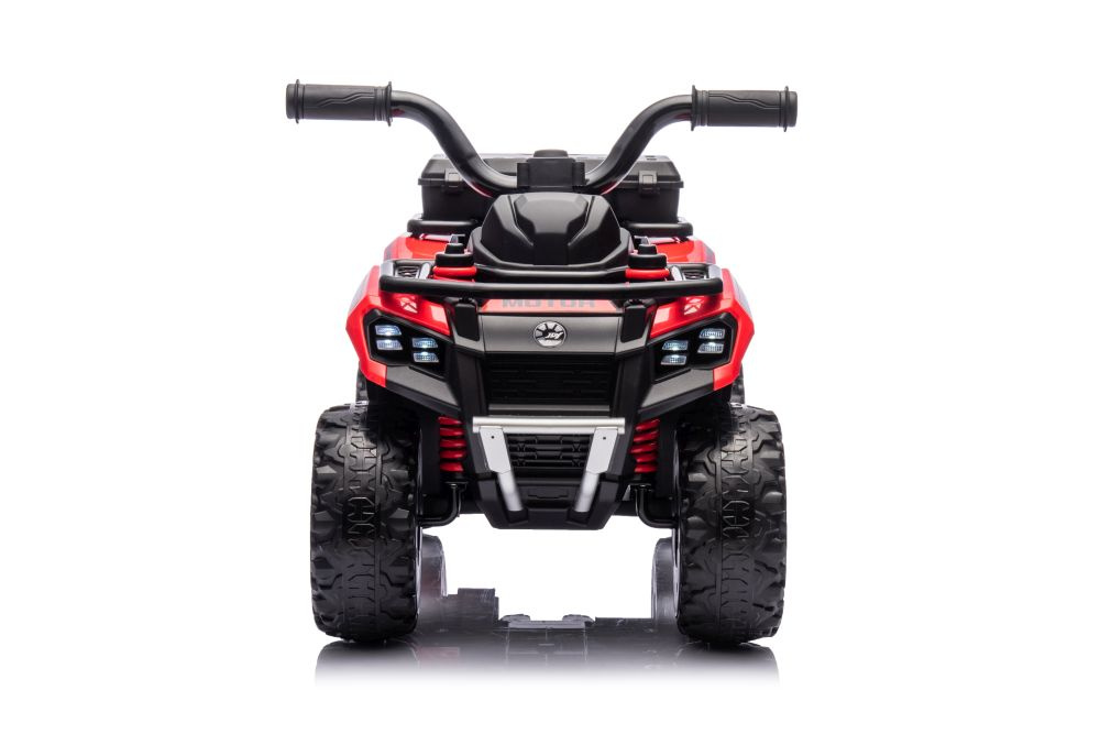 Atv electric pentru copii GTS1155 Red, cu motor de 35W, baterie 6V4.5Ah, viteza maxima 1.5-2 kmh, cu faruri luminoase, roti din EVA, panou muzical integrat, Frana automata la eliberarea pedalei de acceleratie - 2