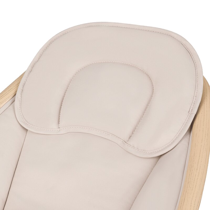 Balansoar si sezlong electric Lionelo Olivia Bej 2 in 1 cu leganare 3D, 5 moduri de balansare in mai multe directii, 13 melodii, scaun pivotant la 180 grade, reglabil, cu arcada jucarii - 2