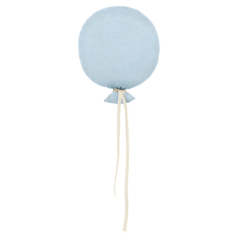Balon Textil Muselina Handmade, Little Amy, Albastru deschis