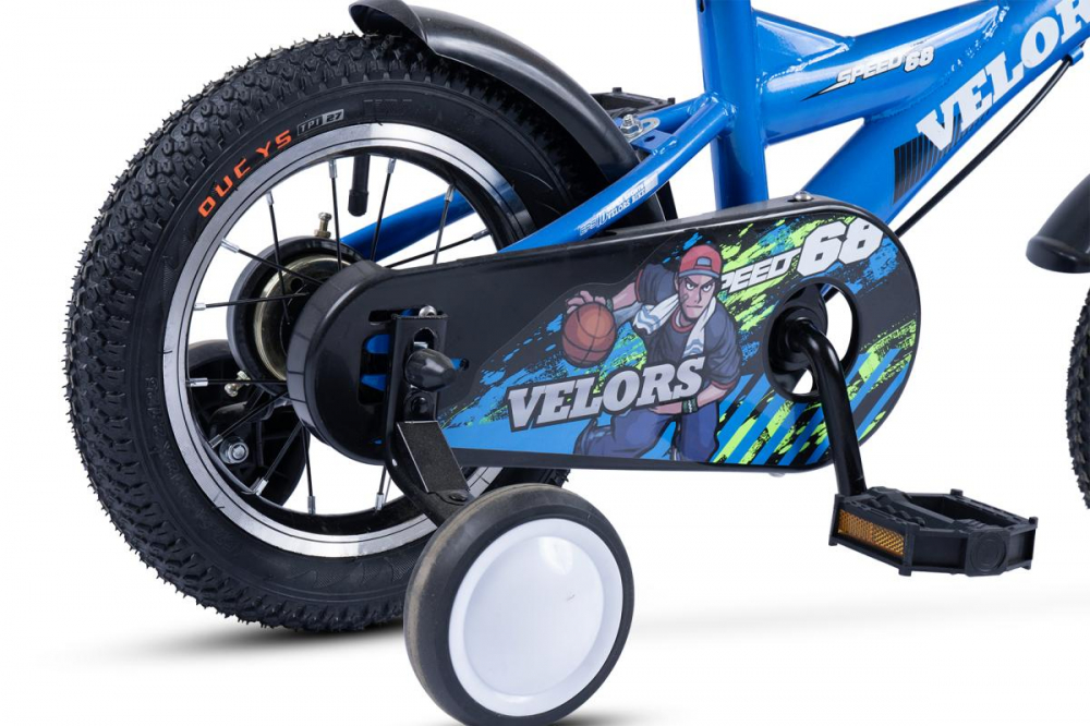 Bicicleta pentru copii Velors V1201A albastru, roti 12 inch, varsta 2-4 ani, inaltime utilizator 85-100 cm, greutate suportata 80 kg - 4