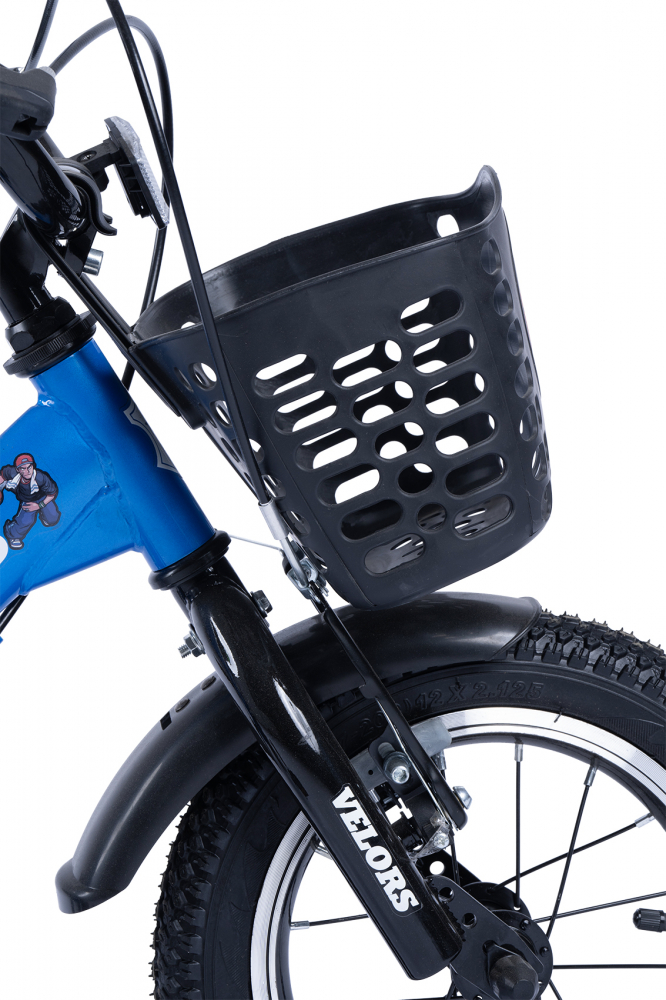 Bicicleta pentru copii Velors V1201A albastru, roti 12 inch, varsta 2-4 ani, inaltime utilizator 85-100 cm, greutate suportata 80 kg - 5