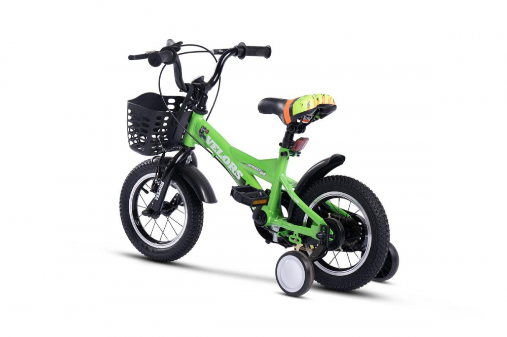 Bicicleta pentru copii Velors V1201A verde, roti 12 inch, varsta 2-4 ani, inaltime utilizator 85-100 cm, greutate suportata 80 kg - 1