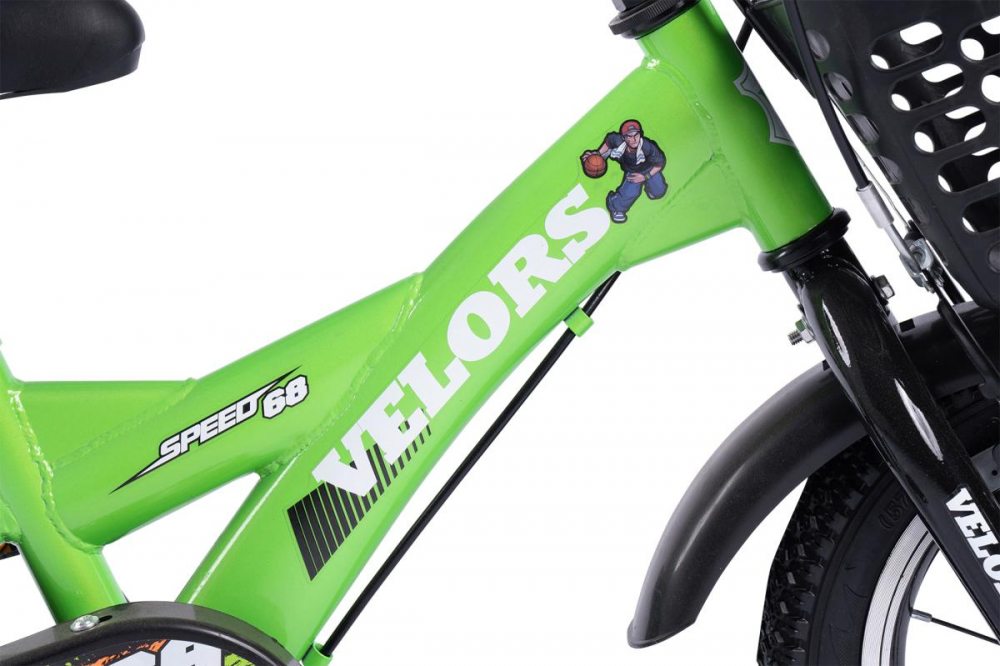 Bicicleta pentru copii Velors V1201A verde, roti 12 inch, varsta 2-4 ani, inaltime utilizator 85-100 cm, greutate suportata 80 kg - 5