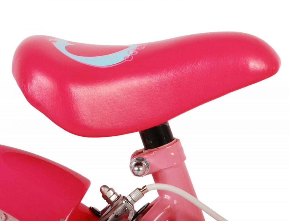 Bicicleta EL Disney Princess Pink ND 14 inch, roti gonflabile din cauciuc, roti ajutatoare, cosulet, scaun si ghidon ajustabile - 6