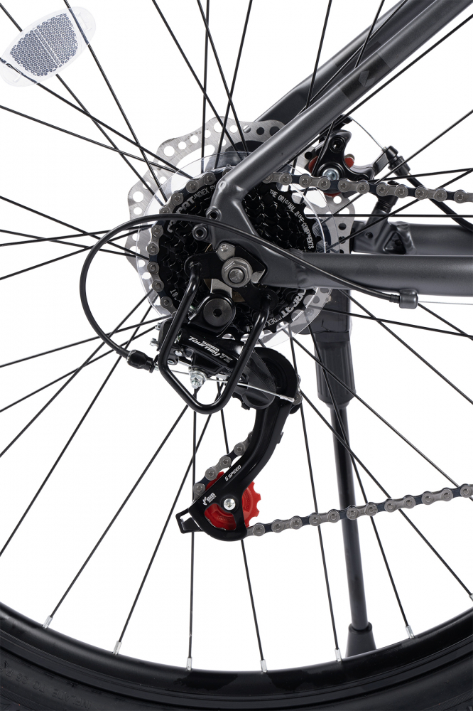 Bicicleta MTB Carpat Tanker C29312B GriNegru, 29 inch, 21 viteze, frana pe disc, inaltime utilizator 175-190 cm, greutate suportata 120 kg - 4