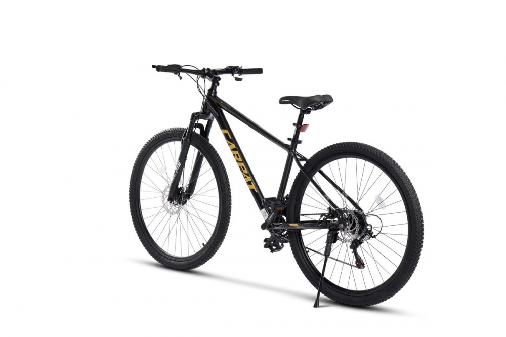 Bicicleta MTB Carpat Tanker C29312B NegruGalben, roti 29 inch, 21 viteze, frana pe disc, inaltime utilizator 175-190 cm, greutate suportata 120 kg - 1