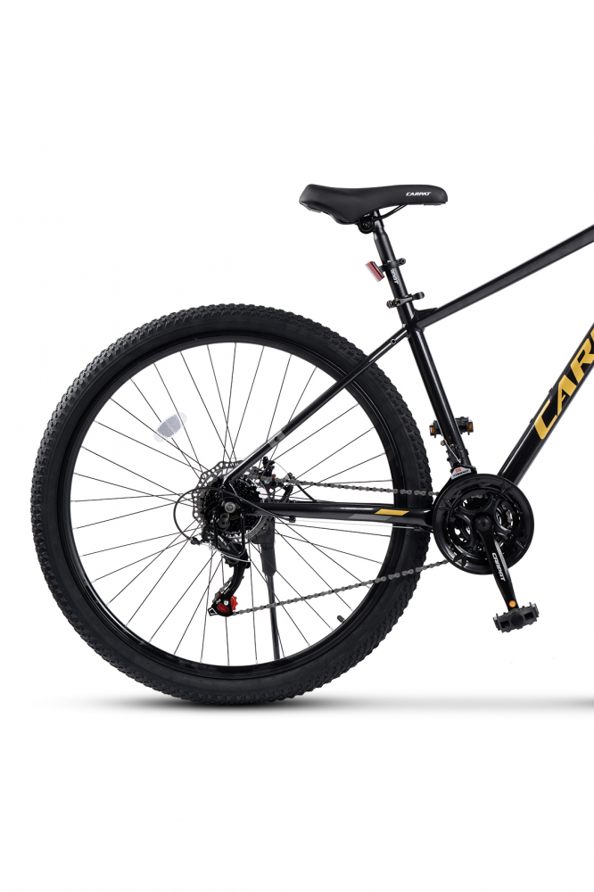Bicicleta MTB Carpat Tanker C29312B NegruGalben, roti 29 inch, 21 viteze, frana pe disc, inaltime utilizator 175-190 cm, greutate suportata 120 kg - 2
