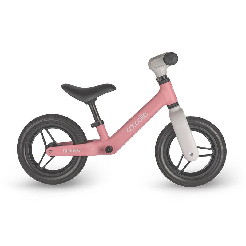 Bicicleta fara pedale Coccolle First Way Blush Pink 2-6 ani, Roti 10 inch din PU, Ghidon reglabil, Greutate admisa 30 kg, Sa Reglabila - 2