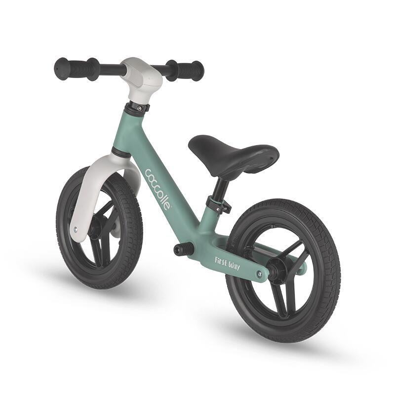 Bicicleta fara pedale Coccolle First Way Summer Mint 2-6 ani, Roti 10 inch din PU, Ghidon reglabil, Greutate admisa 30 kg, Sa Reglabila - 1