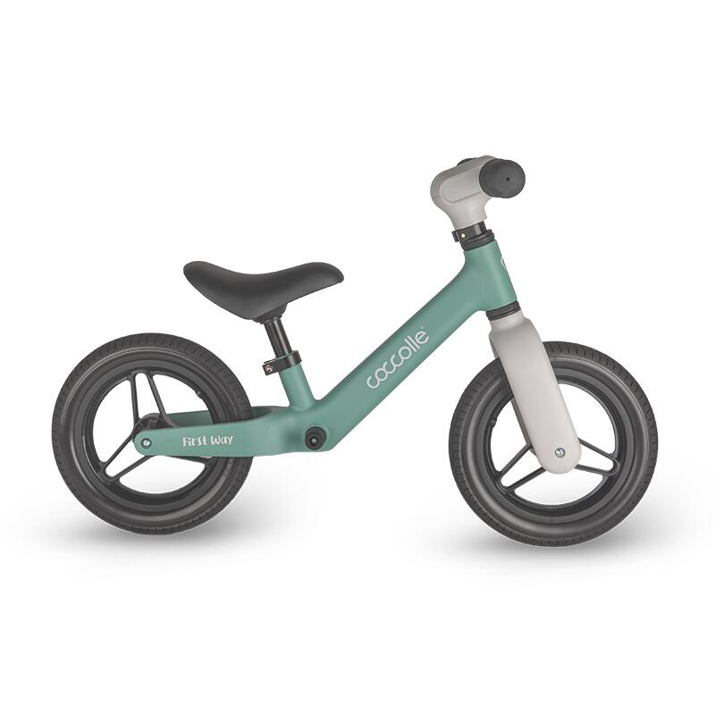 Bicicleta fara pedale Coccolle First Way Summer Mint 2-6 ani, Roti 10 inch din PU, Ghidon reglabil, Greutate admisa 30 kg, Sa Reglabila - 2