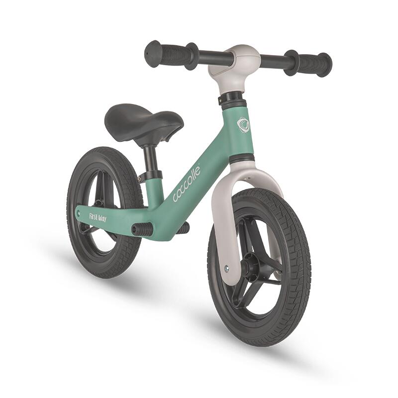 Bicicleta fara pedale Coccolle First Way Summer Mint 2-6 ani, Roti 10 inch din PU, Ghidon reglabil, Greutate admisa 30 kg, Sa Reglabila - 4