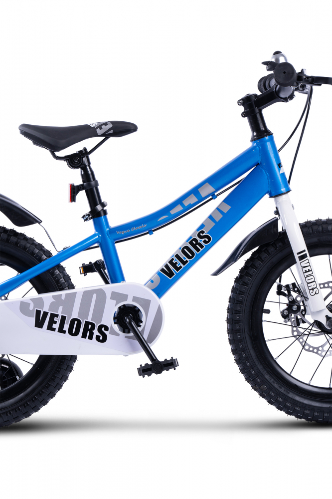 Bicicleta pentru copii Velors V16345A Albastru, roti 16 inch, 4-6 ani, greutate suportata 50 kg, inaltime utilizator 100-115 cm - 3