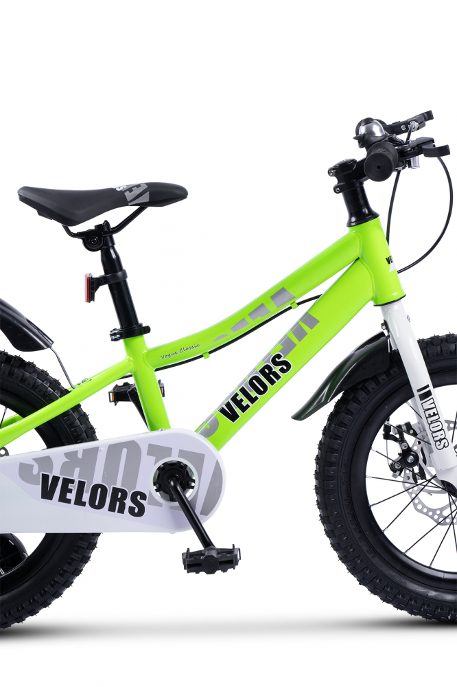 Bicicleta pentru copii Velors V16345A Verde, roti 16 inch, 4-6 ani, greutate suportata 50 kg, inaltime utilizator 100-115 cm - 3